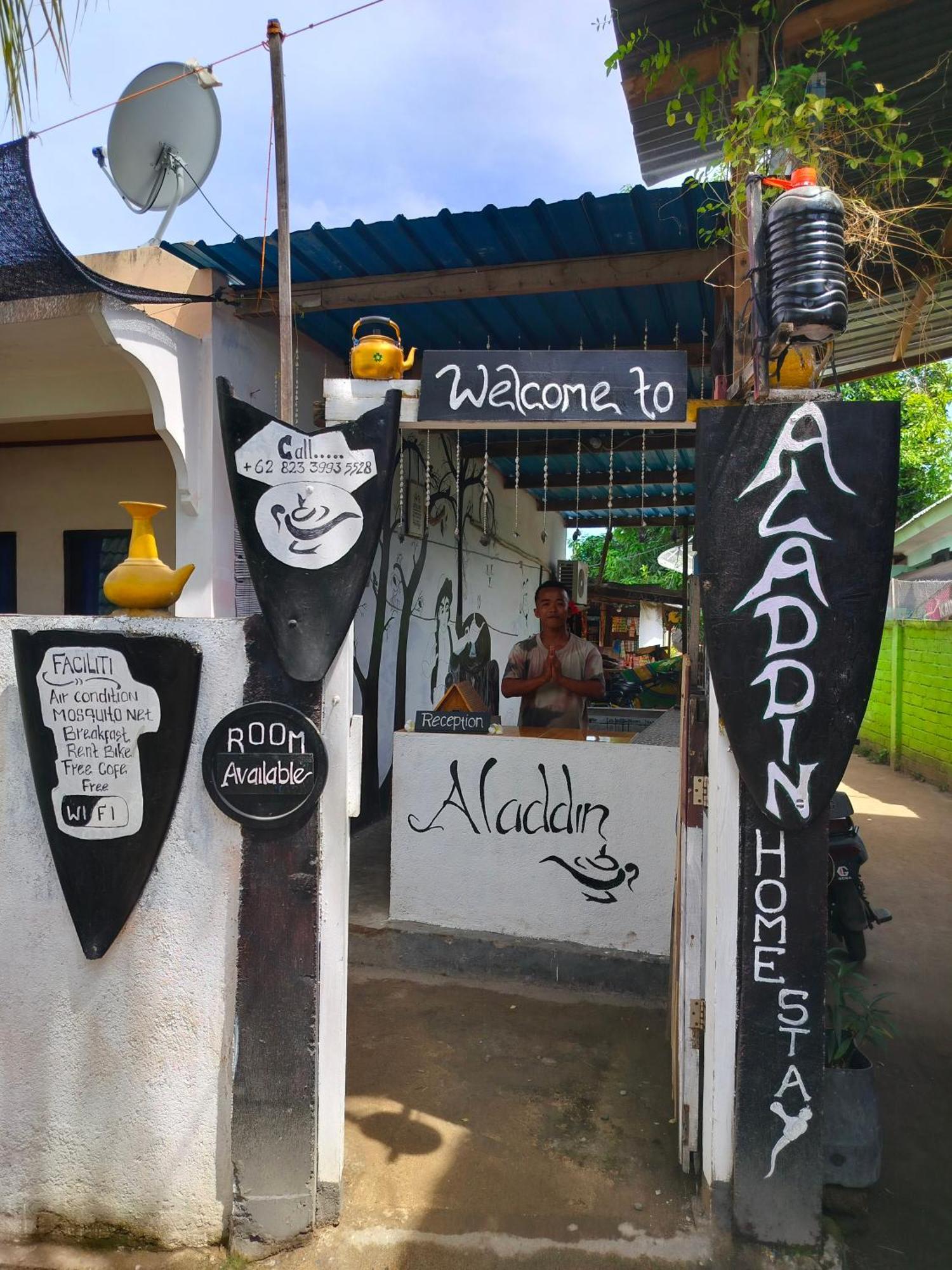 Aladdin Homestay Gili Air Eksteriør billede